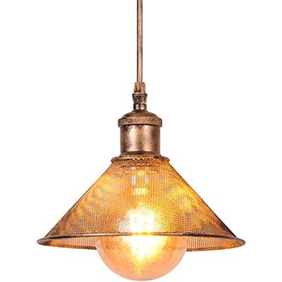 AIRTWESD E27 Industriële Vintage Metalen Hanglamp Kooi Retro Plafondlamp Lamp Antieke Hanger (Zonder Lamp) AIRTWESD E27 Industriële Vintage Metalen Hanglamp Kooi Retro Plafondlamp Lamp Antieke Hanger (Zonder Lamp)