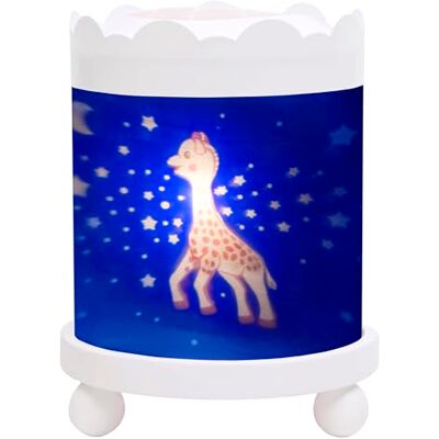 Trousselier Sophie de Giraf. Nachtlampje Magische draaimolen Ideaal cadeau voor kinderen Cartoon Geruststellend licht Wit hout kleur Inclusief lamp 12V 10W Elec EU-stekker Trousselier Sophie de Giraf. Nachtlampje Magische draaimolen Ideaal cadeau voor kinderen Cartoon Geruststellend licht Wit hout kleur Inclusief lamp 12V 10W Elec EU-stekker