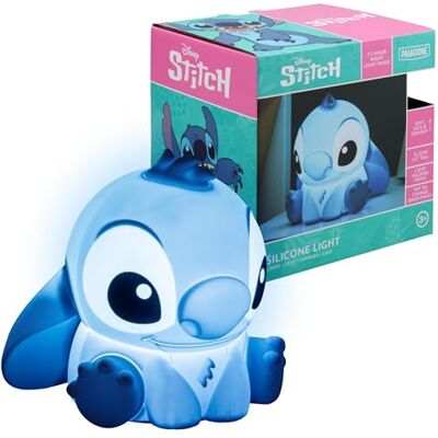 Paladone Stitch Squishy Lamp Officiële Disney-gelicentieerde bureaulamp, speelkamerdecoratie en merchandise voor jongens en meisjes, nachtlampje accessoires cadeau voor speelkamer en Paladone Stitch Squishy Lamp Officiële Disney-gelicentieerde bureaulamp, speelkamerdecoratie en merchandise voor jongens en meisjes, nachtlampje accessoires cadeau voor speelkamer en