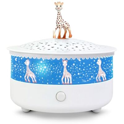 Trousselier Nachtlampje Sterrenprojector Sophie de Giraffe 14 cm Muzikaal Huilende detectie Oplaadbaar via USB Trousselier Nachtlampje Sterrenprojector Sophie de Giraffe 14 cm Muzikaal Huilende detectie Oplaadbaar via USB