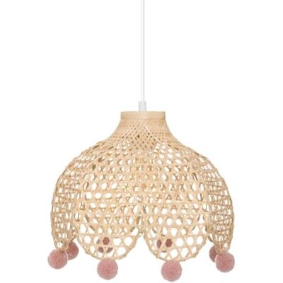 ATMOSPHERA CREATEUR D'INTERIEUR Atmosphera Hanglamp voor kinderen bamboe en metaal H 22 cm ATMOSPHERA CREATEUR D'INTERIEUR Atmosphera Hanglamp voor kinderen bamboe en metaal H 22 cm