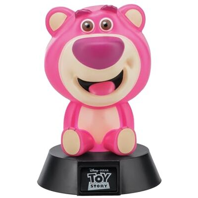 Paladone Toy Story Lotso Huggin Bear Pictogram licht, officieel gelicentieerd Disney 3D, led-lamp op batterijen voor kinderen en volwassenen, slaapkamer en huis, filmproduct Paladone Toy Story Lotso Huggin Bear Pictogram licht, officieel gelicentieerd Disney 3D, led-lamp op batterijen voor kinderen en volwassenen, slaapkamer en huis, filmproduct