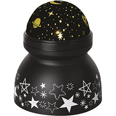 EMOS Universum DCPW05 Led-schijnwerper, decoratieve motieven, warmwit, plafond- en wandprojectie, werkt op USB of batterijen (3 x AAA), levensduur 10.000 uur, IP20 voor gebruik binnenshuis EMOS Universum DCPW05 Led-schijnwerper, decoratieve motieven, warmwit, plafond- en wandprojectie, werkt op USB of batterijen (3 x AAA), levensduur 10.000 uur, IP20 voor gebruik binnenshuis