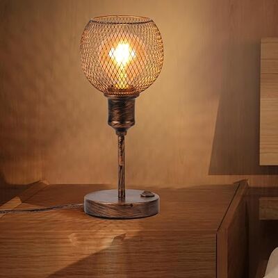 TWSXTE E27 Retro Tafellamp LED Nachtlampje Decoratieve Lamp Nachtkastlamp Vintage Leeslamp met Schakelaar (Geen Lamp) TWSXTE E27 Retro Tafellamp LED Nachtlampje Decoratieve Lamp Nachtkastlamp Vintage Leeslamp met Schakelaar (Geen Lamp)