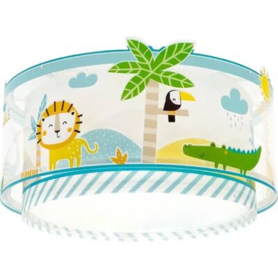 Dalber 76116 My Little Jungle Plafondlamp kinderkamer jungledieren E27 Dalber 76116 My Little Jungle Plafondlamp kinderkamer jungledieren E27