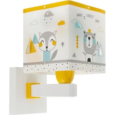 Dalber Wandlamp voor kinderen Dieren Wasbeer Konijn Hello Little Dalber Wandlamp voor kinderen Dieren Wasbeer Konijn Hello Little