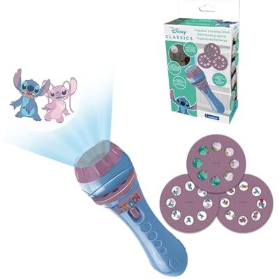 Lexibook Disney Stitch Verhaalprojector, lichtgevende zaklamp en projector met 3 schijven, 24 afbeeldingen, maak je eigen verhalen, LTC050DLXB Lexibook Disney Stitch Verhaalprojector, lichtgevende zaklamp en projector met 3 schijven, 24 afbeeldingen, maak je eigen verhalen, LTC050DLXB