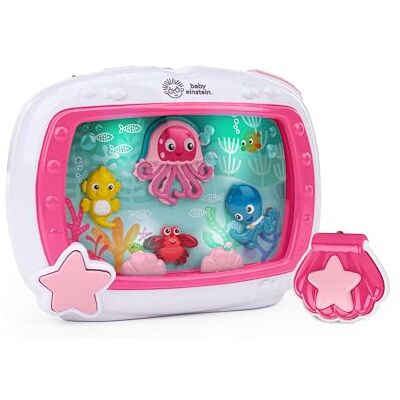 Baby Einstein Sea Dreams Soother Slaapgeluidsmachine en wiegspeelgoed met afstandsbediening, ontspannend nachtlampje en witte geluiden voor pasgeborenen, voor een rustige slaap, 0+ Baby Einstein Sea Dreams Soother Slaapgeluidsmachine en wiegspeelgoed met afstandsbediening, ontspannend nachtlampje en witte geluiden voor pasgeborenen, voor een rustige slaap, 0+