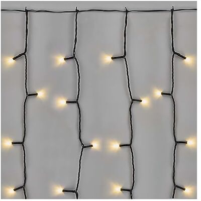 EMOS Connect System 1 m standaard lichtgordijn met 100 leds, C-verlengcomponent (zonder aansluitkabel en adapter), IP44 voor binnen en buiten, warmwit EMOS Connect System 1 m standaard lichtgordijn met 100 leds, C-verlengcomponent (zonder aansluitkabel en adapter), IP44 voor binnen en buiten, warmwit