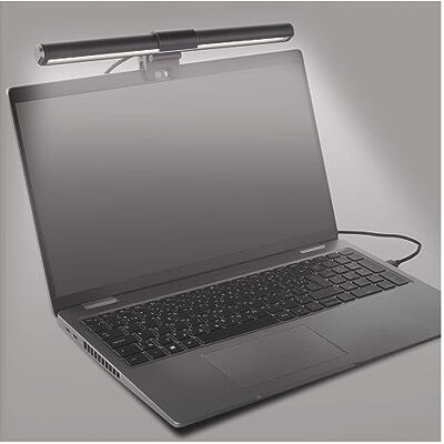 EMOS Led-laptoplamp 30 cm 5,6 W met cliphouder, 150 lm USB-lichtbalk, kantelbare schermlamp, traploos dimbaar, lichtkleuren instelbaar, duur EMOS Led-laptoplamp 30 cm 5,6 W met cliphouder, 150 lm USB-lichtbalk, kantelbare schermlamp, traploos dimbaar, lichtkleuren instelbaar, duur