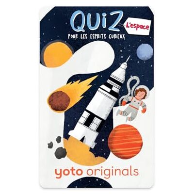 YOTO Originals Quiz voor nieuwsgierige geesten: ruimte, educatief audioboek voor kinderen om op verhalenverteller te luisteren, nachtlampje, verhalenbox, speler en mini, eerste documentaires 5 tot YOTO Originals Quiz voor nieuwsgierige geesten: ruimte, educatief audioboek voor kinderen om op verhalenverteller te luisteren, nachtlampje, verhalenbox, speler en mini, eerste documentaires 5 tot