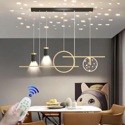 VFCDBNM Moderne Dimmable Table à Manger Chronne LED Chic Suspension Réglable en Hauteur Blanc 41W Lampe Suspendue avec Télécommande Lustres Salon Salle à Manger Cuisine Bureau Plafonnier (C VFCDBNM Moderne Dimmable Table à Manger Chronne LED Chic Suspension Réglable en Hauteur Blanc 41W Lampe Suspendue avec Télécommande Lustres Salon Salle à Manger Cuisine Bureau Plafonnier (C