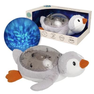 Cloud B Tranquil Pinguïn nachtlampje met zijn pinguïn Cloud B Tranquil Pinguïn nachtlampje met zijn pinguïn