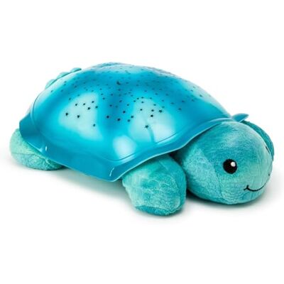 Cloud B Rustgevend nachtlampje, sterrenprojector met rustgevende geluiden, zachte helderheid, 3 kleuren, automatische uitschakeling, glinsterende schemerschildpad, aqua Cloud B Rustgevend nachtlampje, sterrenprojector met rustgevende geluiden, zachte helderheid, 3 kleuren, automatische uitschakeling, glinsterende schemerschildpad, aqua