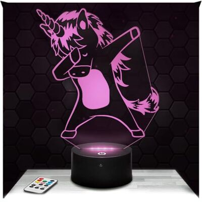 Lampephoto.fr DAB Eenhoorn Touch Nachtlampje 3D LED Lamp Dier Illusie Cadeau-idee Kerstmis Verjaardag voor Jongens en Meisjes Bedlampje voor Kinderen of Volwassenen Lampephoto.fr DAB Eenhoorn Touch Nachtlampje 3D LED Lamp Dier Illusie Cadeau-idee Kerstmis Verjaardag voor Jongens en Meisjes Bedlampje voor Kinderen of Volwassenen