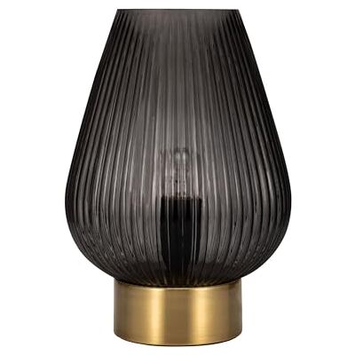 Pauleen 48158 Crystal Gloom Lamp Antraciet Opzetlamp Kristalstijl Max 40W E14 Smoke/Messing 230V Glas Pauleen 48158 Crystal Gloom Lamp Antraciet Opzetlamp Kristalstijl Max 40W E14 Smoke/Messing 230V Glas