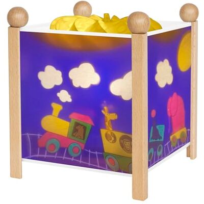 Trousselier Train du Train Nachtlampje Magische lantaarn Ideaal cadeau voor kinderen Cartoon Geruststellend licht Natuurlijke houtkleur Inclusief lamp 12V 10W Elec-stekker. EU Trousselier Train du Train Nachtlampje Magische lantaarn Ideaal cadeau voor kinderen Cartoon Geruststellend licht Natuurlijke houtkleur Inclusief lamp 12V 10W Elec-stekker. EU