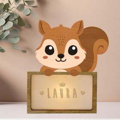 WONDEE Gepersonaliseerde lamp – nachtlampje voor kinderen, eekhoorn, cadeau voor pasgeborenen, mannelijk en vrouwelijk, doopcadeau voor baby's en meisjes, gepersonaliseerde cadeaus voor kinderen en meisjes (USB C-kabel) WONDEE Gepersonaliseerde lamp – nachtlampje voor kinderen, eekhoorn, cadeau voor pasgeborenen, mannelijk en vrouwelijk, doopcadeau voor baby's en meisjes, gepersonaliseerde cadeaus voor kinderen en meisjes (USB C-kabel)