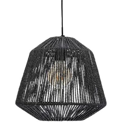 ATMOSPHERA CREATEUR D'INTERIEUR Atmosphera Jily hanglamp zwart touw D29 cm ATMOSPHERA CREATEUR D'INTERIEUR Atmosphera Jily hanglamp zwart touw D29 cm
