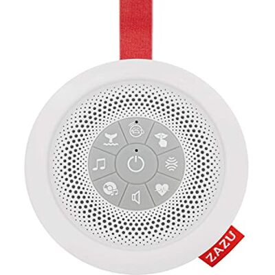 ZAZU Suzy The Baby Shusher slaaphulp en fopspeen voor baby's 7 rustgevende melodieën inclusief hartslag en witte ruis mobiele geluidsmachine met huilsensor volume ZAZU Suzy The Baby Shusher slaaphulp en fopspeen voor baby's 7 rustgevende melodieën inclusief hartslag en witte ruis mobiele geluidsmachine met huilsensor volume