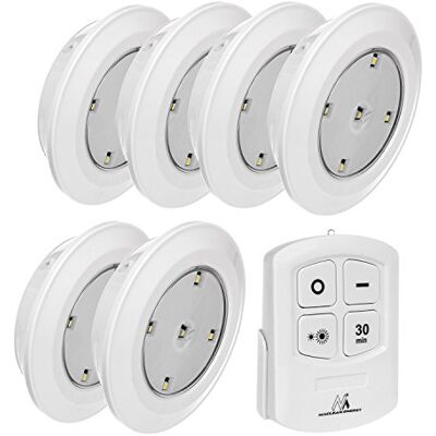 Maclean MCE165 LED draadloze lamp plafond muur verlichting afstandsbediening batterij Maclean MCE165 LED draadloze lamp plafond muur verlichting afstandsbediening batterij