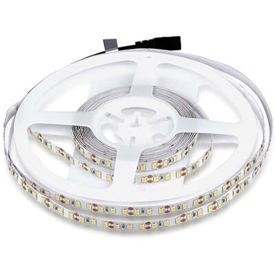 V-TAC SMD 3528 Led-strip voor binnen, 8 W, 5 meter, zelfklevende ledstrip voor huis, keuken, slaapkamer, interieurs, warm wit licht, 3000 K, ledstrips helderheid 800 lumen, stroomvoorziening 12 V-TAC SMD 3528 Led-strip voor binnen, 8 W, 5 meter, zelfklevende ledstrip voor huis, keuken, slaapkamer, interieurs, warm wit licht, 3000 K, ledstrips helderheid 800 lumen, stroomvoorziening 12