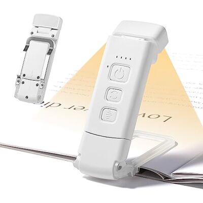 Diboniur Leeslicht, bedboeken, leeslamp met klem, 3 modi, 5 helderheid, verstelbaar, USB-lamp, oplaadbaar, voor lezen, bedboeken, kinderen, volwassenen, nachtlezers Diboniur Leeslicht, bedboeken, leeslamp met klem, 3 modi, 5 helderheid, verstelbaar, USB-lamp, oplaadbaar, voor lezen, bedboeken, kinderen, volwassenen, nachtlezers