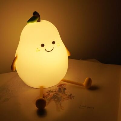 BrightWish Nachtlampje voor kinderen, zacht licht, 7 kleuren, verandering, 30 minuten, timer, USB-C oplaadbaar, siliconen, levensmiddelen, touch-sensor, dimbaar, kinderkamer, jongens, meisjes, baby, energieklasse A BrightWish Nachtlampje voor kinderen, zacht licht, 7 kleuren, verandering, 30 minuten, timer, USB-C oplaadbaar, siliconen, levensmiddelen, touch-sensor, dimbaar, kinderkamer, jongens, meisjes, baby, energieklasse A