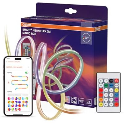 OSRAM SMART WIFI NEON FLEX LED-strips 3m MGC RGB RC OSRAM SMART WIFI NEON FLEX LED-strips 3m MGC RGB RC