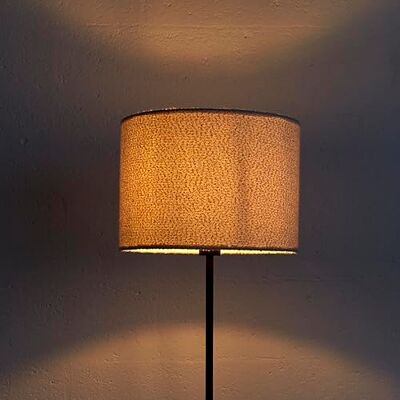 HOME DECO FACTORY , Vloerlamp met lampenkap, krul, M1, modern en elegant design, ideaal voor woonkamer of slaapkamer, maat M, zwart/wit HOME DECO FACTORY , Vloerlamp met lampenkap, krul, M1, modern en elegant design, ideaal voor woonkamer of slaapkamer, maat M, zwart/wit