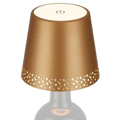 Briloner Dimbare led-fleslicht, led-tafelopzetstuk, draadloos, dimbaar, kantoor, lezen, wit licht Briloner Dimbare led-fleslicht, led-tafelopzetstuk, draadloos, dimbaar, kantoor, lezen, wit licht