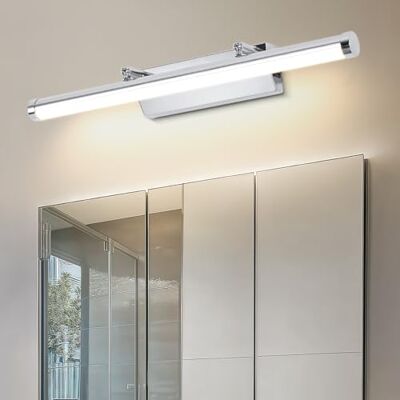 Dehobo Spiegellamp voor badkamer, 9 W, 42 cm, moderne led-wandlamp, waterdicht, IP44, 4000 K, 730 lm, neutraal wit, niet dimbaar Dehobo Spiegellamp voor badkamer, 9 W, 42 cm, moderne led-wandlamp, waterdicht, IP44, 4000 K, 730 lm, neutraal wit, niet dimbaar