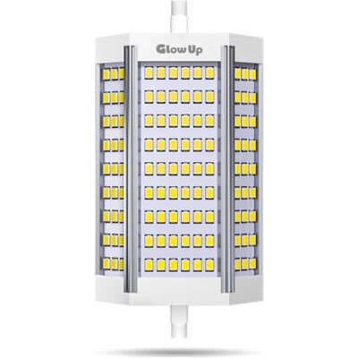 GlowUp R7S LED 118mm 30W Dimbaar Koud Wit 6000K R7S J118 Led Dubbelzijdige Spot 3000lm Gelijk aan 300W Halogeenlamp voor Thuis Woonkamer Balkon Kantoor Hotel Restaurant 1 Stuk GlowUp R7S LED 118mm 30W Dimbaar Koud Wit 6000K R7S J118 Led Dubbelzijdige Spot 3000lm Gelijk aan 300W Halogeenlamp voor Thuis Woonkamer Balkon Kantoor Hotel Restaurant 1 Stuk
