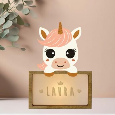 WONDEE Gepersonaliseerde lamp met naam nachtlampje voor kinderen, eenhoorn, cadeau voor pasgeborenen, mannelijke en vrouwelijke meisjes, gepersonaliseerde cadeau-ideeën voor baby's en meisjes, 0 1 2 3 4 5 jaar WONDEE Gepersonaliseerde lamp met naam nachtlampje voor kinderen, eenhoorn, cadeau voor pasgeborenen, mannelijke en vrouwelijke meisjes, gepersonaliseerde cadeau-ideeën voor baby's en meisjes, 0 1 2 3 4 5 jaar