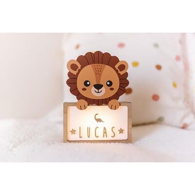 WONDEE Gepersonaliseerde lamp met naam nachtlampje voor kinderen, leeuw, cadeau voor pasgeborenen, mannelijk en vrouwelijk, doopcadeau voor baby's en meisjes, gepersonaliseerde cadeaus voor kinderen en meisjes (USB-kabel C) WONDEE Gepersonaliseerde lamp met naam nachtlampje voor kinderen, leeuw, cadeau voor pasgeborenen, mannelijk en vrouwelijk, doopcadeau voor baby's en meisjes, gepersonaliseerde cadeaus voor kinderen en meisjes (USB-kabel C)