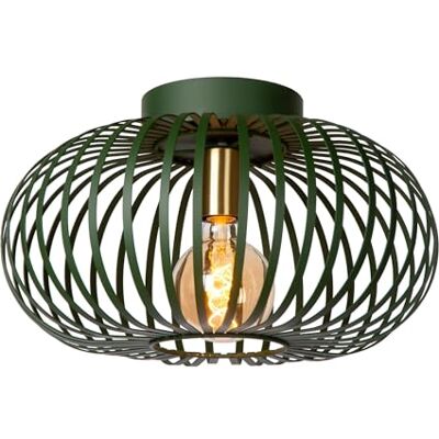 LUCIDE MANUELA Plafondlamp – Ø 39,5 cm – 1 x E27 – groen LUCIDE MANUELA Plafondlamp – Ø 39,5 cm – 1 x E27 – groen