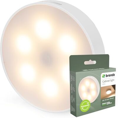Brendz Ronde led-lamp voor kast, touch-bediening, oplaadbaar, USB-C, dimbaar, magnetisch, 3 kleurtemperaturen, nachtlampje, oplaadbare ledlamp, kastlamp Brendz Ronde led-lamp voor kast, touch-bediening, oplaadbaar, USB-C, dimbaar, magnetisch, 3 kleurtemperaturen, nachtlampje, oplaadbare ledlamp, kastlamp