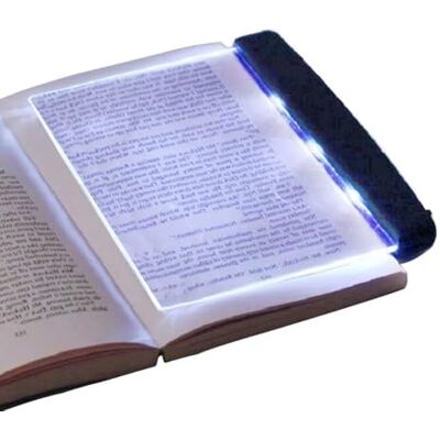 HERCHR LED Paperback Boek Licht, Draagbare Lezen Nachtlampje Ogen Beschermen Panel Boek Leeslamp met Afneembare Pagina Clip voor Nachtlezen, 6.9x5.6 inch HERCHR LED Paperback Boek Licht, Draagbare Lezen Nachtlampje Ogen Beschermen Panel Boek Leeslamp met Afneembare Pagina Clip voor Nachtlezen, 6.9x5.6 inch