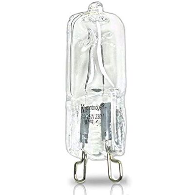 Stronrive Speciale lamp voor halogeenoven, G9, 40 W, 500 °C, 2600 K, halogeenlamp voor kroonluchters, kastlampen, landschapslampen, wandlampen Stronrive Speciale lamp voor halogeenoven, G9, 40 W, 500 °C, 2600 K, halogeenlamp voor kroonluchters, kastlampen, landschapslampen, wandlampen