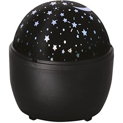EMOS Decoratieve led-sterrenprojector met kleurverandering, plafond- en wandprojector, stroomvoorziening via USB of batterijen (3 x AA), 10.000 uur levensduur, IP20 voor binnen, DCPW06, zwart EMOS Decoratieve led-sterrenprojector met kleurverandering, plafond- en wandprojector, stroomvoorziening via USB of batterijen (3 x AA), 10.000 uur levensduur, IP20 voor binnen, DCPW06, zwart