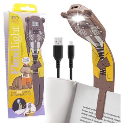 Gifts for Readers & Writers Flexilight Oplaadbare Leeslamp, lamp en bladwijzer, 2-in-1, ledlamp met clip, leeslamp voor volwassenen en kinderen, lezen, cadeau voor lezers Gifts for Readers & Writers Flexilight Oplaadbare Leeslamp, lamp en bladwijzer, 2-in-1, ledlamp met clip, leeslamp voor volwassenen en kinderen, lezen, cadeau voor lezers