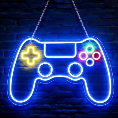 GBKDQQ LED Gaming Neon Paneel Gaming Neon Decoratie LED Neon USB-aansluiting met Dimmer Decoratieve Lamp voor Wandlamp Gaming Accessoires Slaapkamer Decoratie Bar GBKDQQ LED Gaming Neon Paneel Gaming Neon Decoratie LED Neon USB-aansluiting met Dimmer Decoratieve Lamp voor Wandlamp Gaming Accessoires Slaapkamer Decoratie Bar