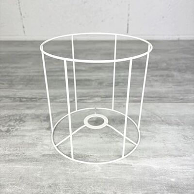 Efco Lealoo Wit rond frame voor lampenkap, hoogte en diameter 15 cm, diameter. Fitting E14, 28 mm Efco Lealoo Wit rond frame voor lampenkap, hoogte en diameter 15 cm, diameter. Fitting E14, 28 mm