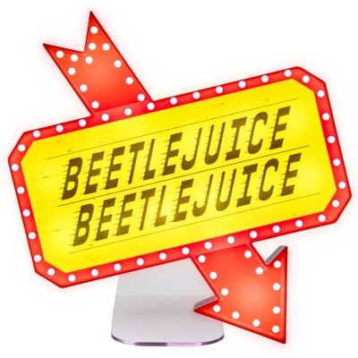 Paladone Beetlejuice Icon bijzetlamp officieel gelicentieerd product van de beroemde retro horrorfilm, griezelige kamerdecoratie en cadeau, gothic slaapkameraccessoire en nachtlampje Paladone Beetlejuice Icon bijzetlamp officieel gelicentieerd product van de beroemde retro horrorfilm, griezelige kamerdecoratie en cadeau, gothic slaapkameraccessoire en nachtlampje