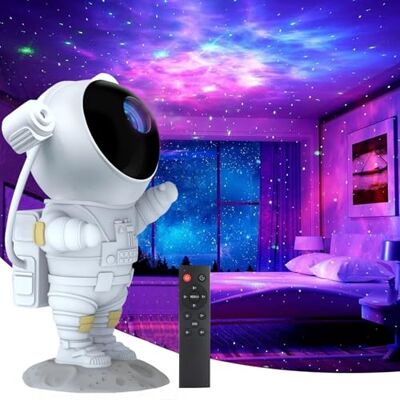 AB AttaBoy Astronaut led-projectornachtlampje voor het decoreren van de slaapkamer, nachtlampenkap, cadeau voor kinderen en volwassenen (wit) AB AttaBoy Astronaut led-projectornachtlampje voor het decoreren van de slaapkamer, nachtlampenkap, cadeau voor kinderen en volwassenen (wit)