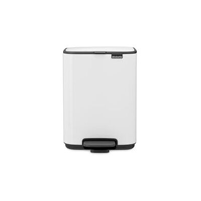 Brabantia Bo Afvalemmer 4 l (wit) – pedaalemmer voor de keuken met zachte sluiting – gemakkelijk te reinigen afvalscheidingssysteem met afneembare emmer – gratis PerfectFit vuilniszakken inbegrepen Brabantia Bo Afvalemmer 4 l (wit) – pedaalemmer voor de keuken met zachte sluiting – gemakkelijk te reinigen afvalscheidingssysteem met afneembare emmer – gratis PerfectFit vuilniszakken inbegrepen
