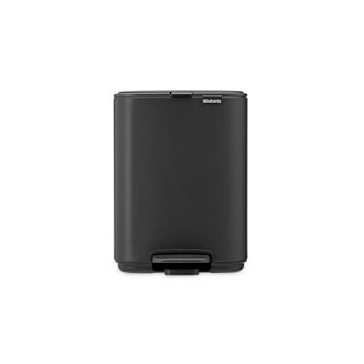 Brabantia Bo Afvalemmer 4 l (grijs) – pedaalemmer voor de keuken met zachte sluiting – gemakkelijk te reinigen afvalscheidingssysteem met afneembare emmer – gratis PerfectFit vuilniszakken inbegrepen Brabantia Bo Afvalemmer 4 l (grijs) – pedaalemmer voor de keuken met zachte sluiting – gemakkelijk te reinigen afvalscheidingssysteem met afneembare emmer – gratis PerfectFit vuilniszakken inbegrepen