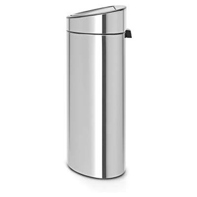 Brabantia Touch Bin, 40 liter, mat staal, inhoud 40 liter, 72,7 cm x 47,5 cm x 30,2 cm Brabantia Touch Bin, 40 liter, mat staal, inhoud 40 liter, 72,7 cm x 47,5 cm x 30,2 cm