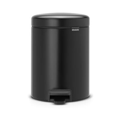 Brabantia newIcon 112928 Pedaalemmer met binnenemmer van kunststof, 5 liter, mat zwart Brabantia newIcon 112928 Pedaalemmer met binnenemmer van kunststof, 5 liter, mat zwart