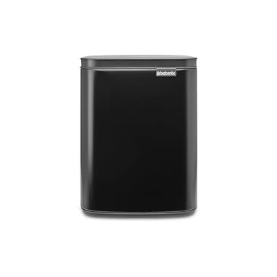 Brabantia Bo Waste Bin, 7L Matt Black Brabantia Bo Waste Bin, 7L Matt Black